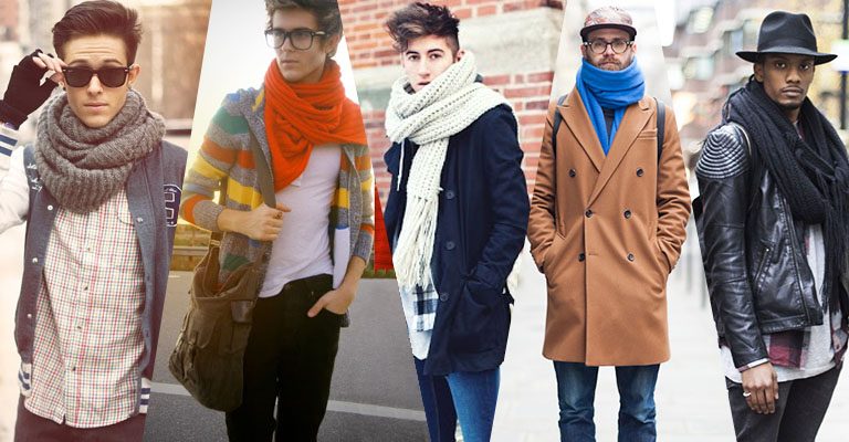 echarpe homme hiver